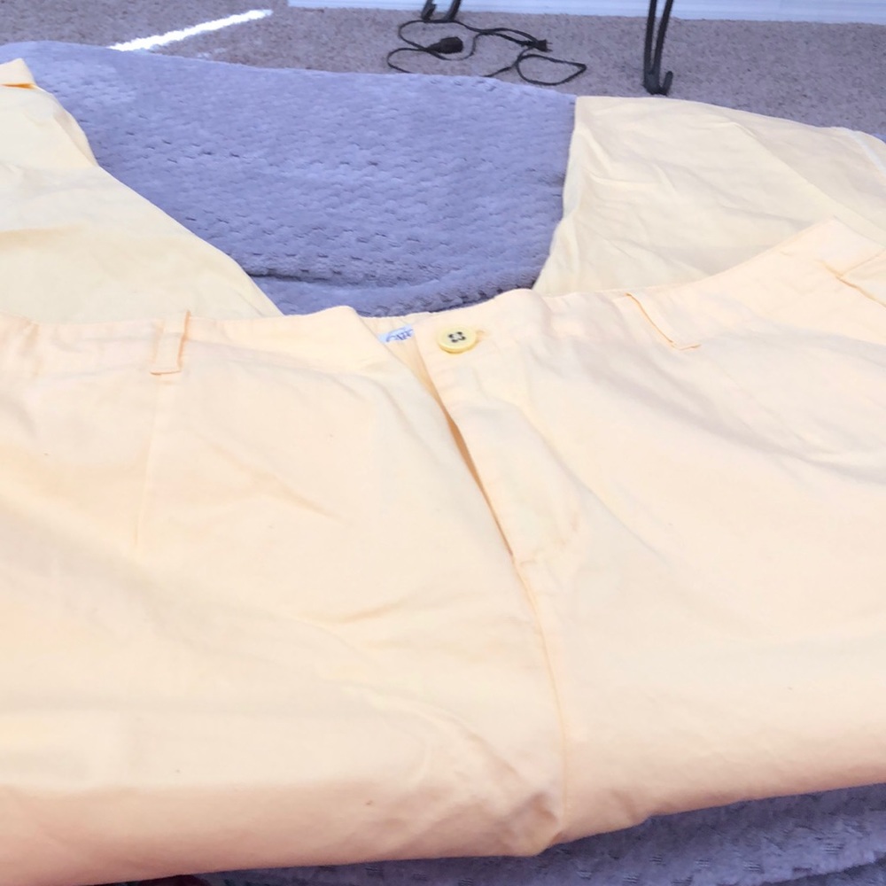 Pants yellow chino
